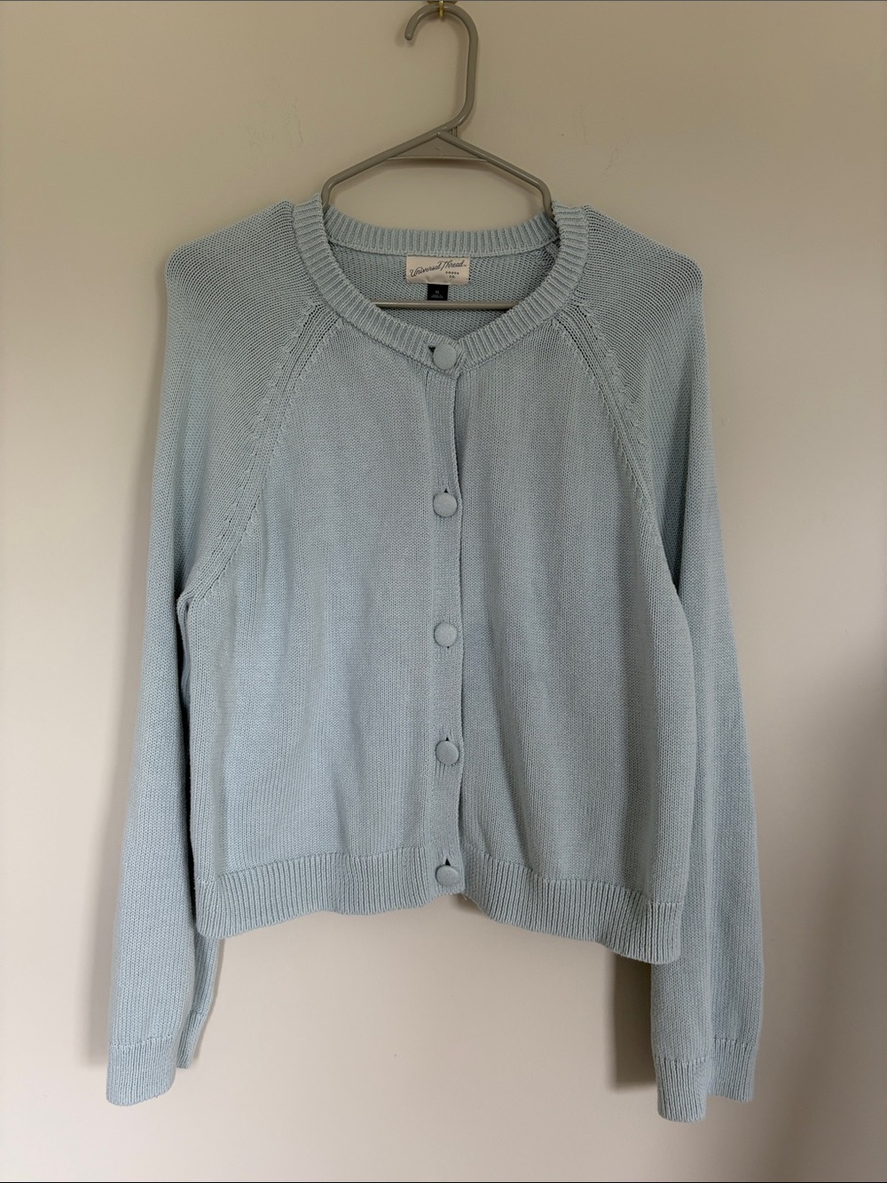 Universal Thread Light Blue Button-Front Women's Cardigan